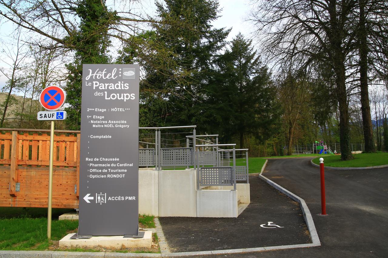 Hotel Le Paradis Des Loups Giromagny ภายนอก รูปภาพ