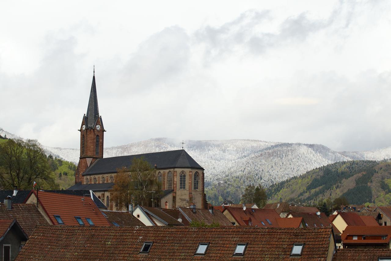 Hotel Le Paradis Des Loups Giromagny ภายนอก รูปภาพ